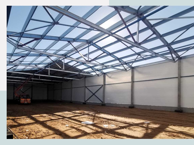 Строительство сенохранилищ в Костомукше