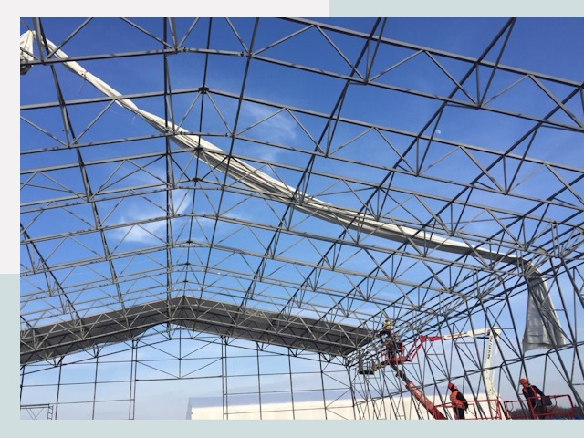 Шатровые ангары от 612 руб. в Костомукше и Карелии