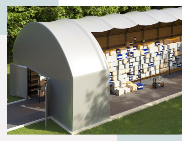 Тентовые ангары в Костомукше