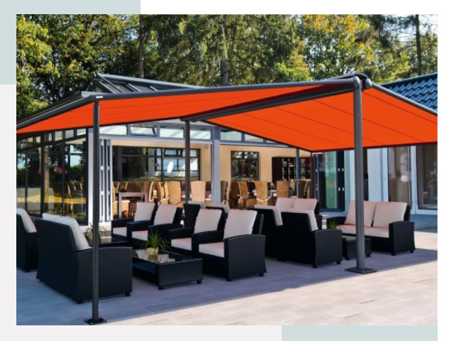 Навесы для кафе и ресторанов в Костомукше