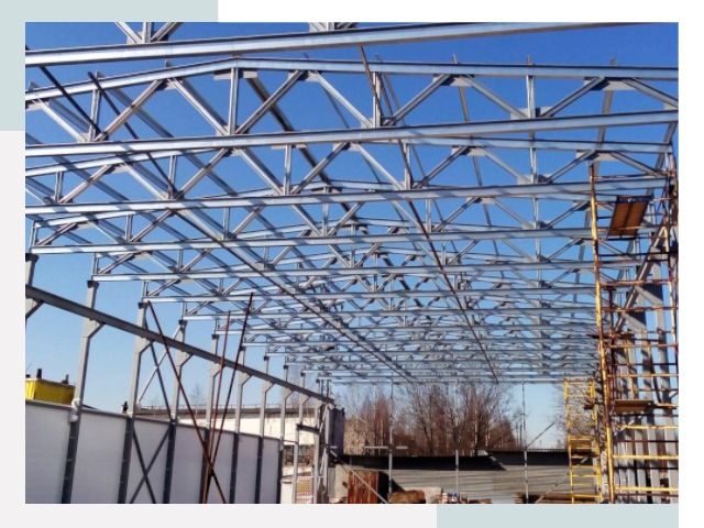 Металлокаркасы для складов в Костомукше